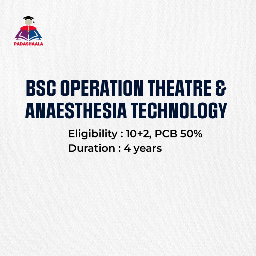 BSc Operation Theatre & Anaesthesia Technology
