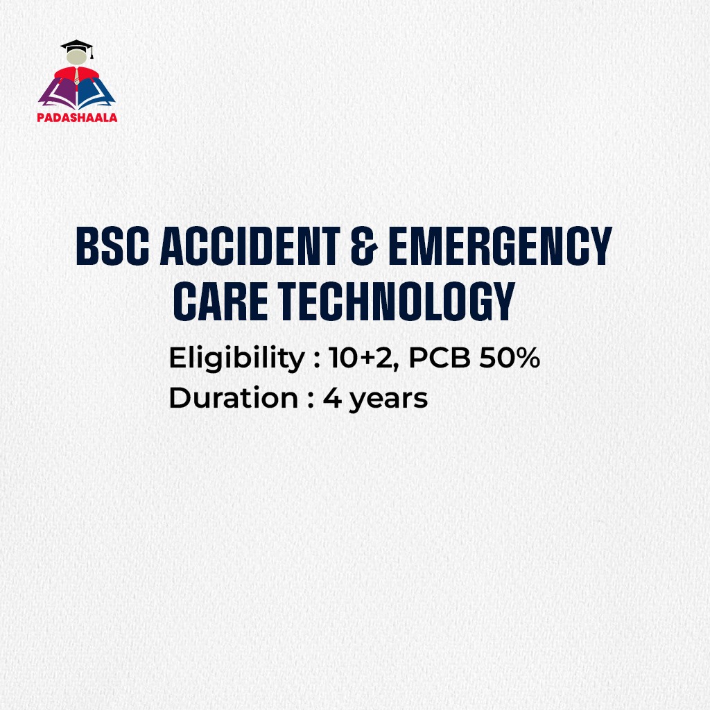 BSc Accident & Emergency Care Technology