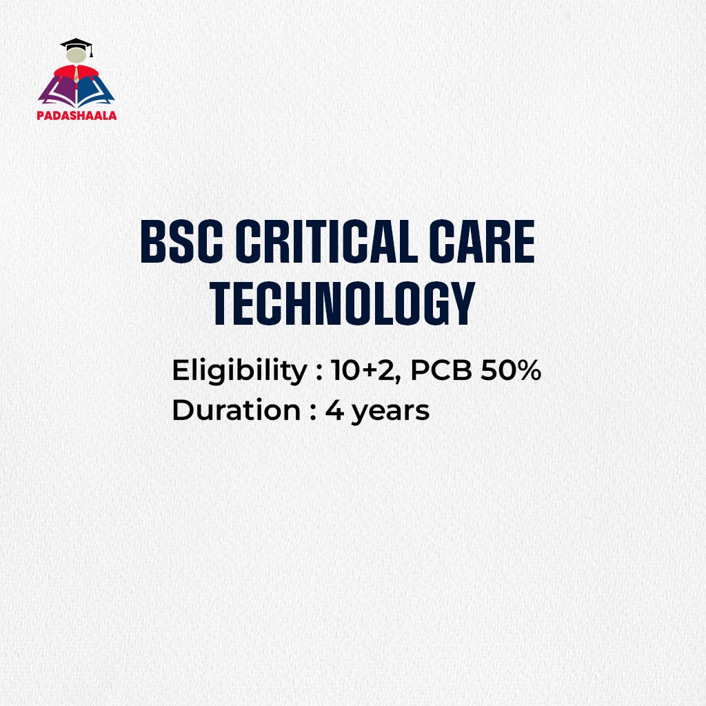 BSc Critical Care Technology