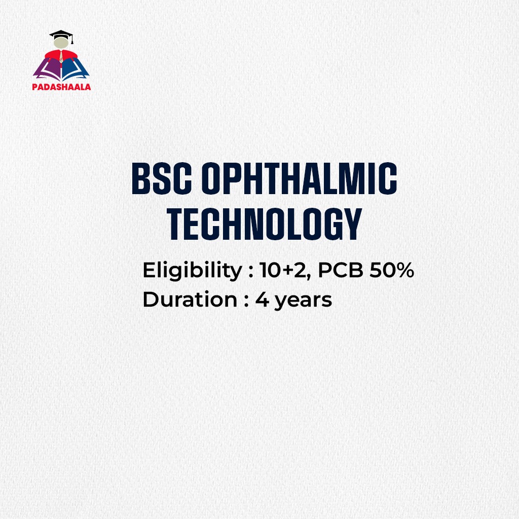 BSc Ophthalmic Technology