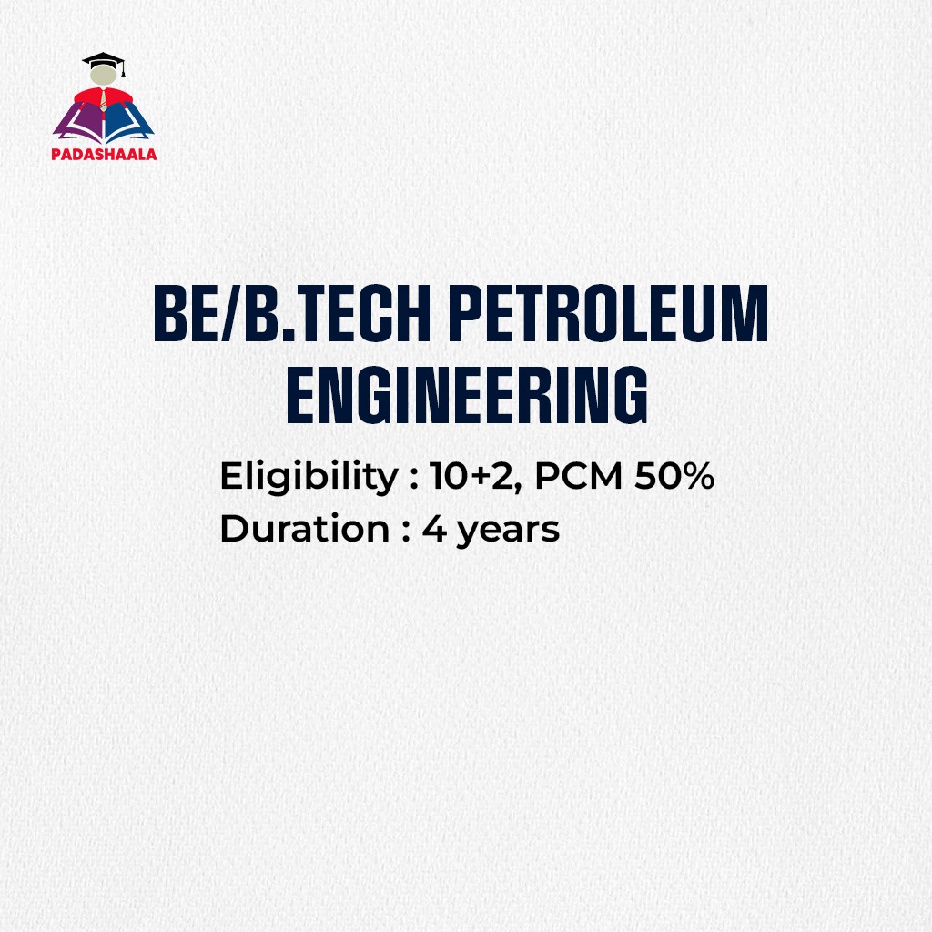 BE/Btech Petroleum