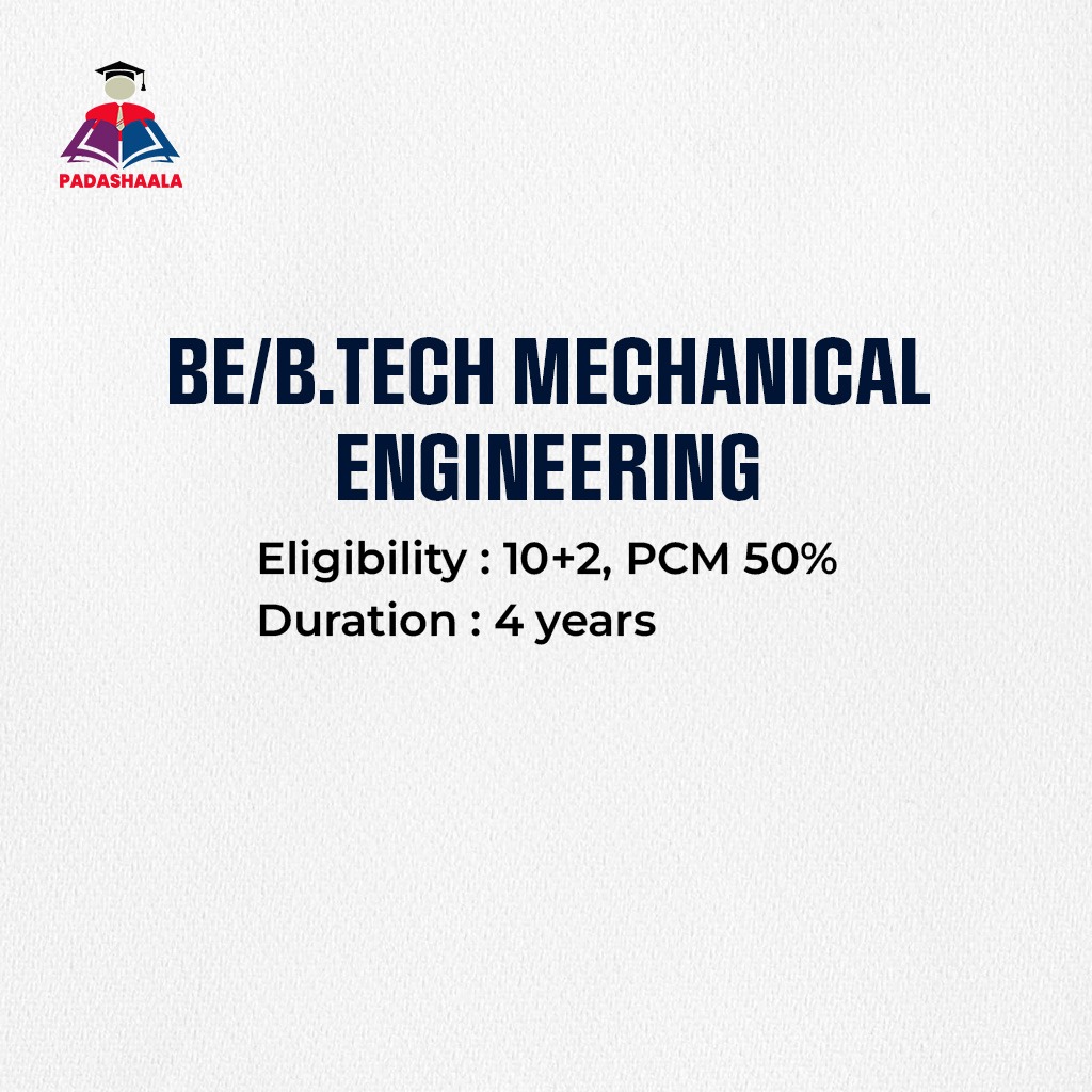BE/Btech Mechanical