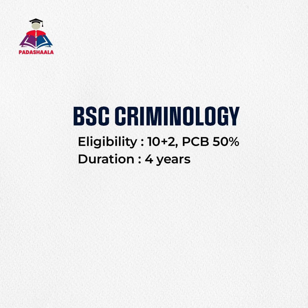 BSc Criminology