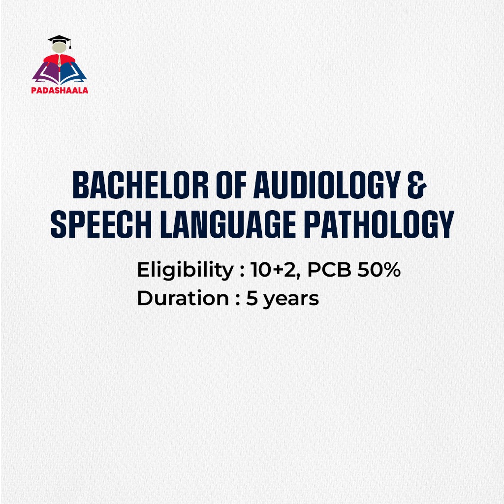 BASLP - Bachelor of Audiology and Speech Language Pathology