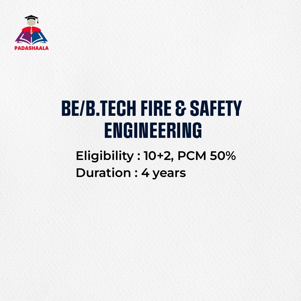 BE/Btech Fire & Safety
